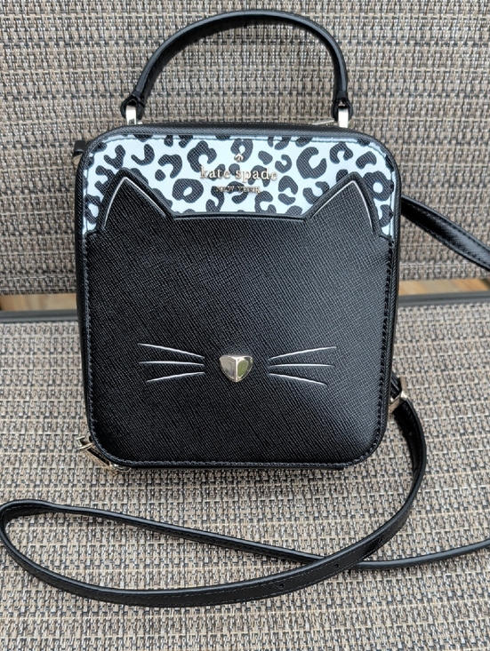 kate spade Handbags - Kate Spade New York "Meow" Cat Daisy Colorblock Vanity Crossbody EUC 🐈‍⬛🐈‍⬛
